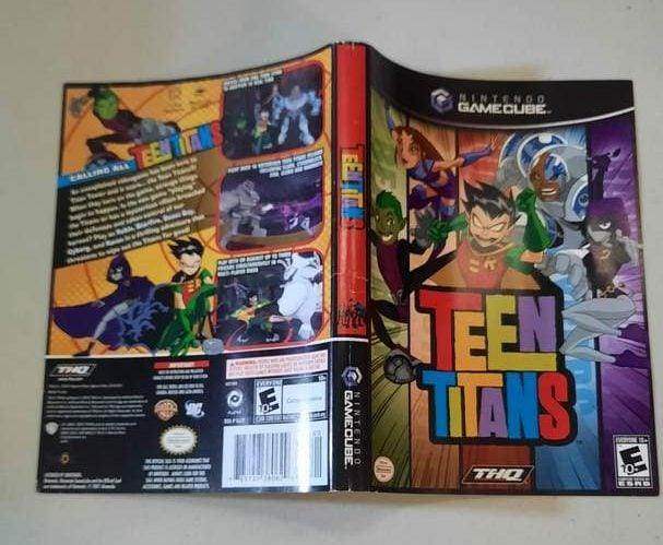 Teen Titans Gamecube (Box Cover) -- Jeux Video Hobby 