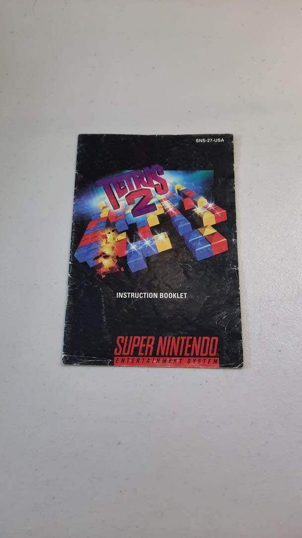 Tetris 2 Super Nintendo (Instruction) *Anglais/English -- Jeux Video Hobby 