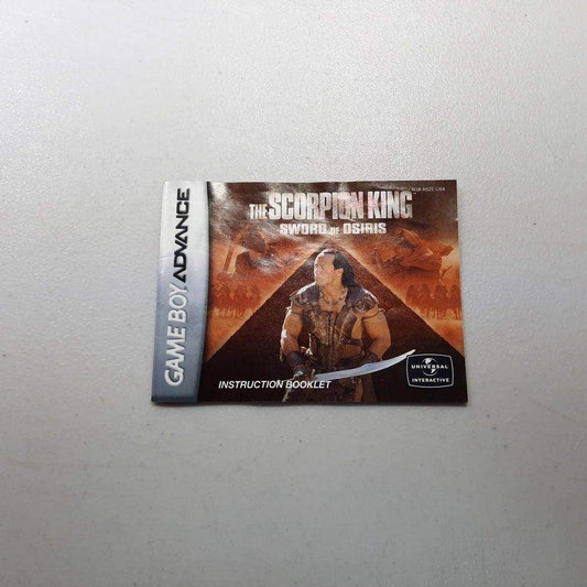 The Scorpion King Sword Of Osiris GameBoy Advance (Instruction) *Anglais/Engli -- Jeux Video Hobby 