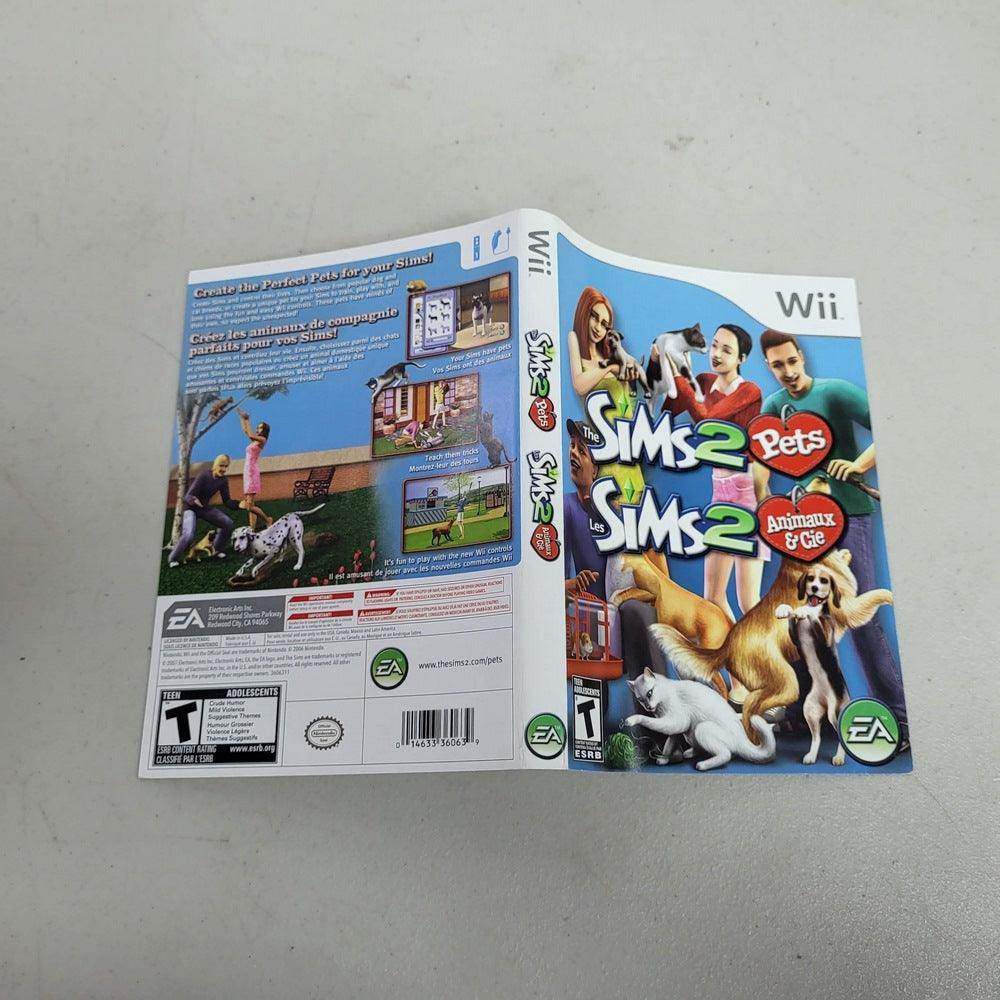 The Sims 2: Pets Wii (Box Cover) *Bilingual -- Jeux Video Hobby 