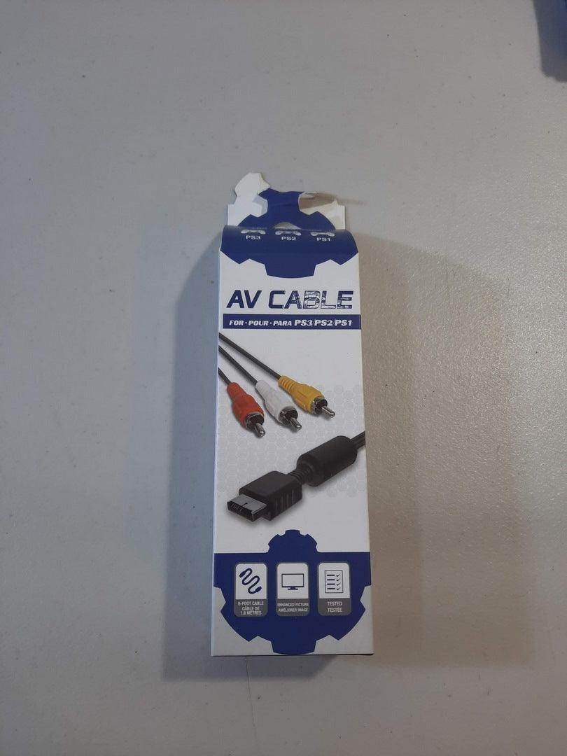Tomee AV Cable for PS3/ PS2/ PS1 (New) -- Jeux Video Hobby 