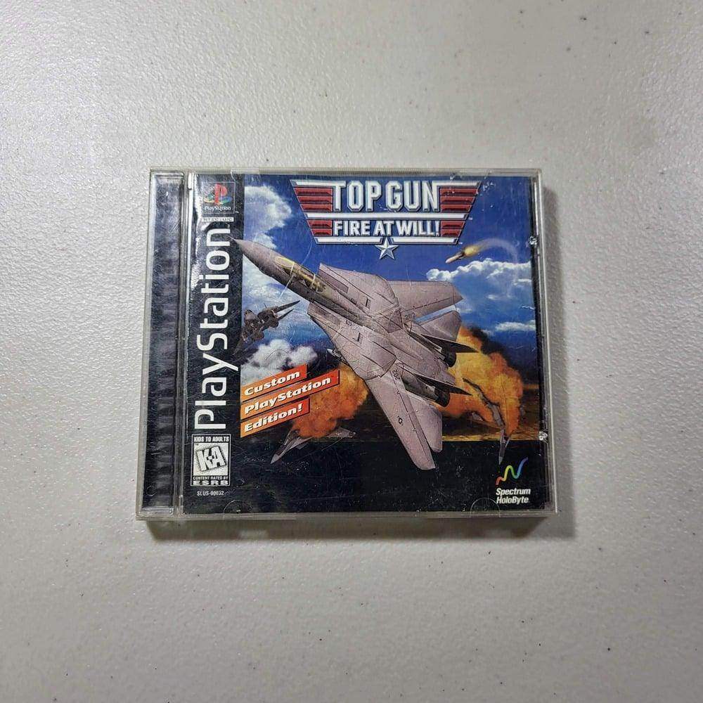 Top Gun Fire At Will Playstation (Cib) (Condition-) -- Jeux Video Hobby 
