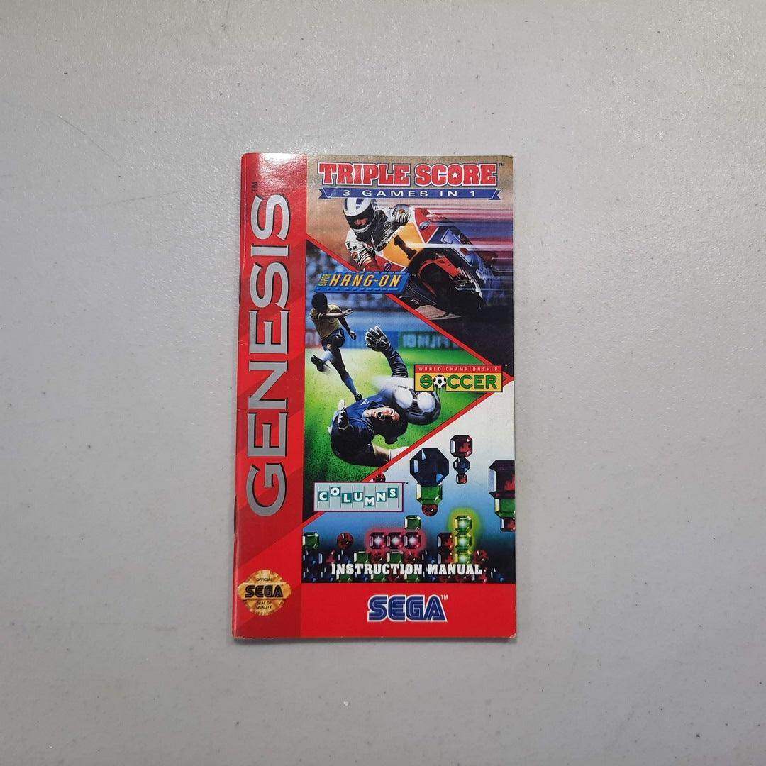 Triple Score Sega Genesis (Instruction) *Anglais/English -- Jeux Video Hobby 