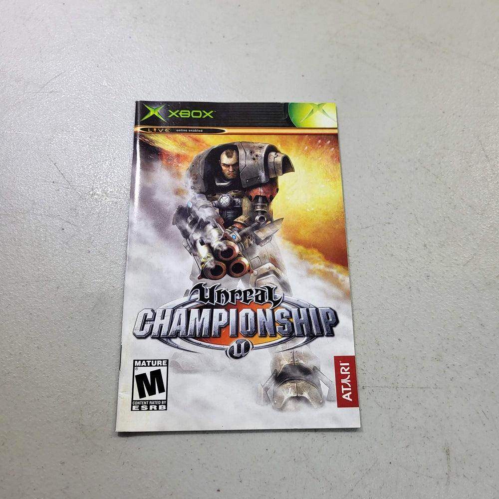 Unreal Championship Xbox (Instruction) *Anglais/English -- Jeux Video Hobby 