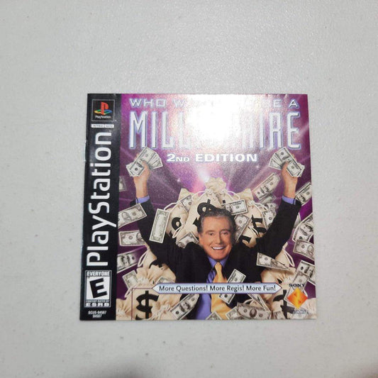 Who Wants To Be A Millionaire 2nd Edition Playstation (Instruction) *Anglais/Eng -- Jeux Video Hobby 