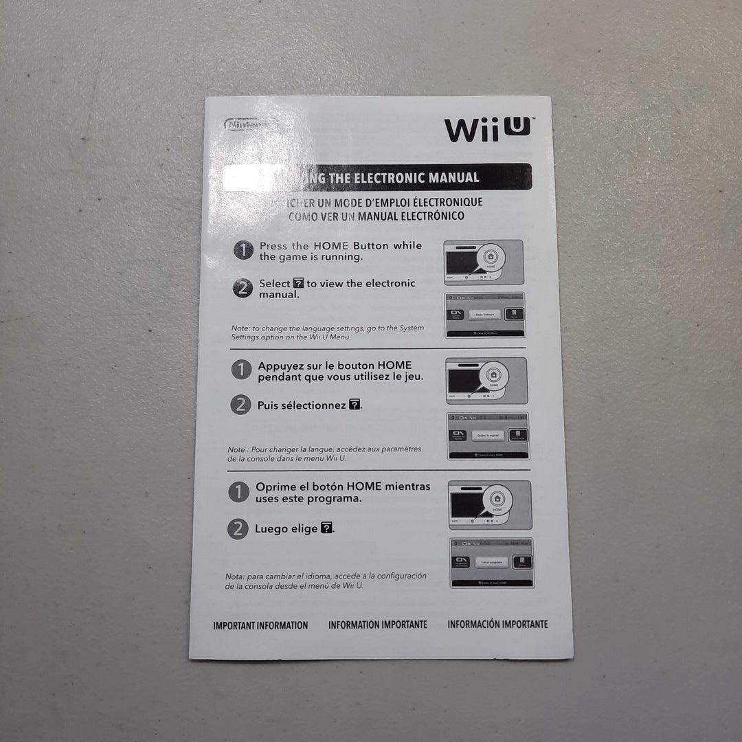 Wii U Booklet Livret (Instruction) *Bilingual -- Jeux Video Hobby 
