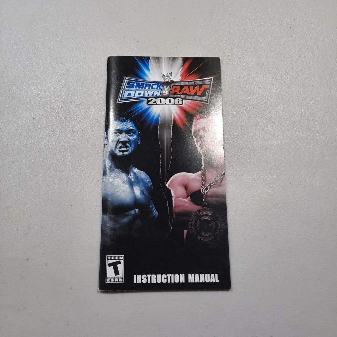 WWE Smackdown Vs. Raw 2006 PSP (Instruction) *Anglais/English -- Jeux Video Hobby 