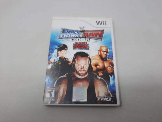 WWE Smackdown vs. Raw 2008 Wii (Cib) -- Jeux Video Hobby 