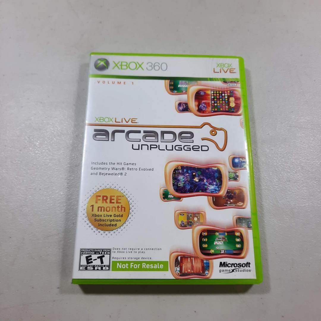 Xbox Live Arcade Unplugged Volume 1 Xbox 360 (Cib) -- Jeux Video Hobby 