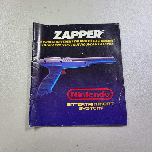Zapper Light Gun [Gray] NES (Instruction) *Bilingual -- Jeux Video Hobby 